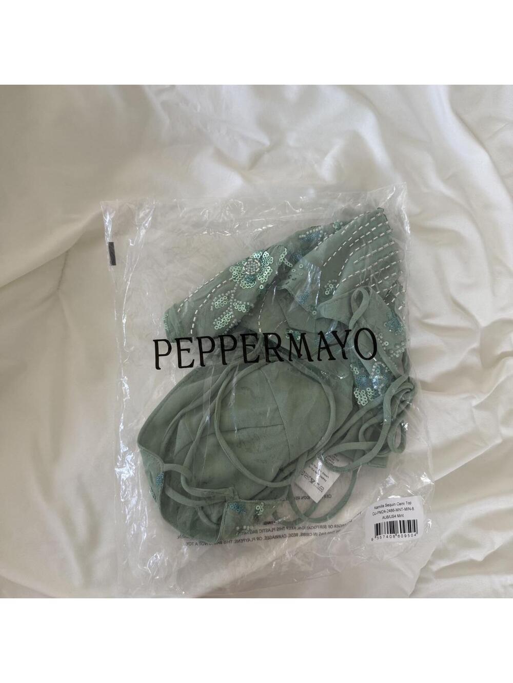 Peppermayo kamilla sequin top size us 4 NWT - Picture 3 of 4